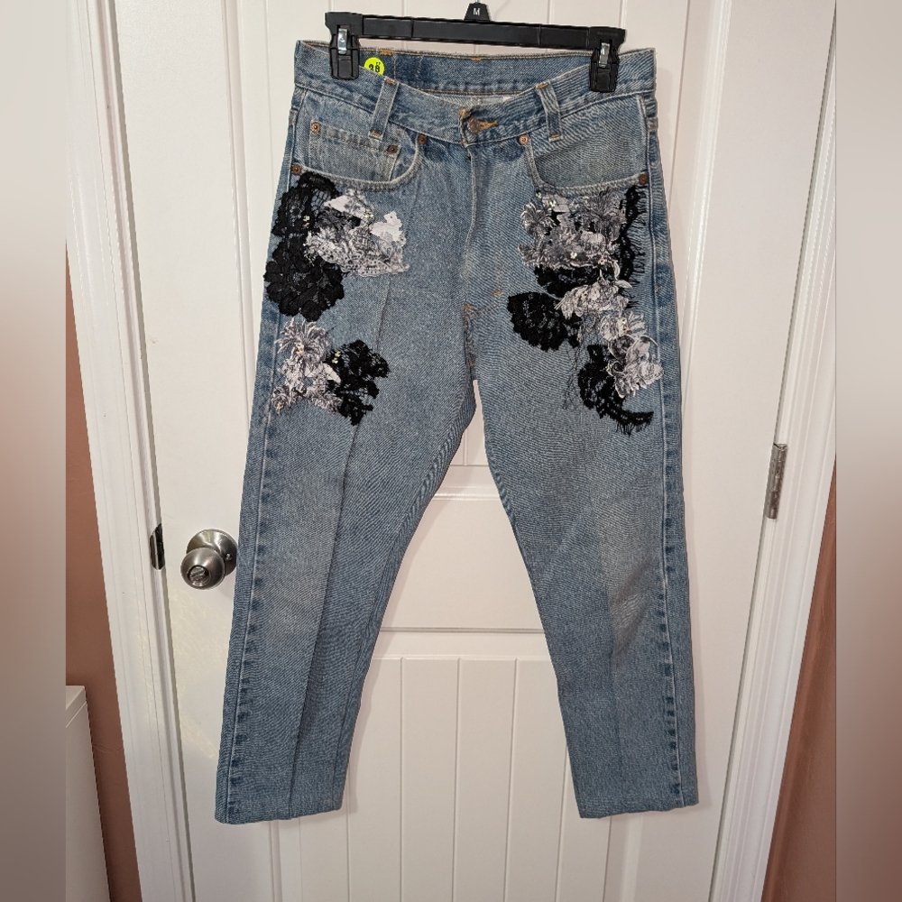 NWOT Wonder Anatomie Custom Repurposed Jeans W28 Medium Wash
